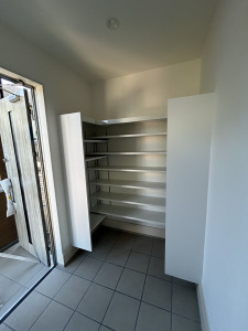 大容量の玄関収納