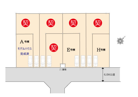E号地 区画図 E号地 区画図